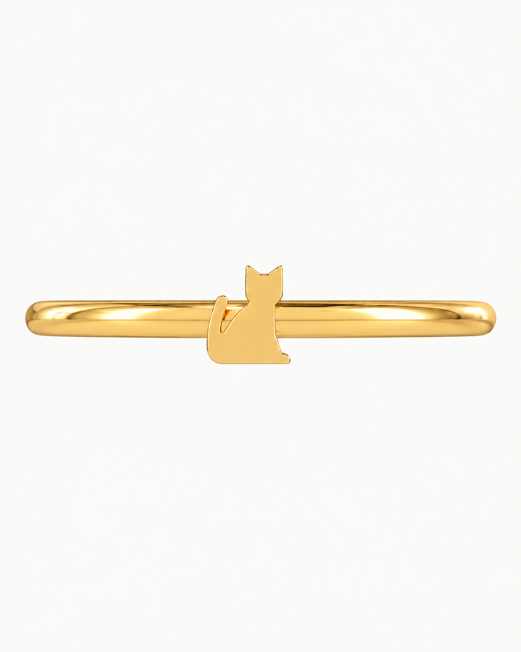 Cat 14ct Solid Gold Conch Ring