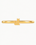 Cat 14ct Solid Gold Conch Ring