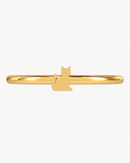 Cat 14ct Solid Gold Helix Ring