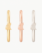 Cat 14ct Solid Gold Nostril Ring