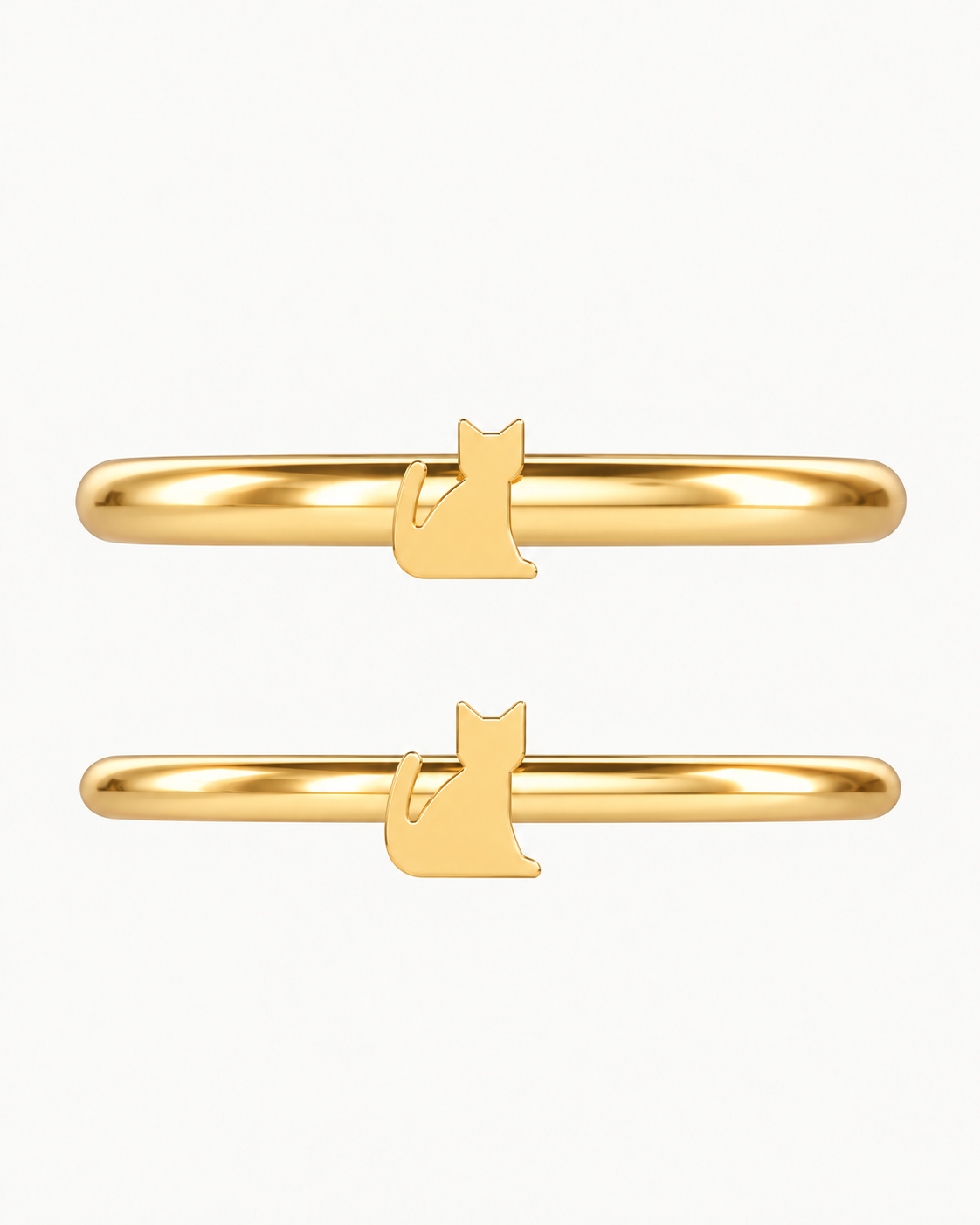 Cat 14ct Solid Gold Helix Ring