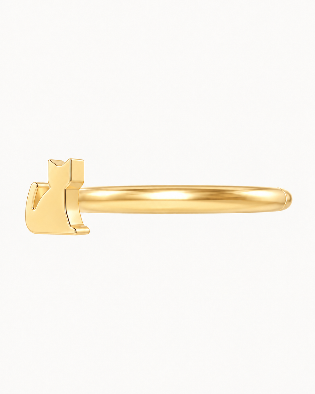 Cat 14ct Solid Gold Helix Ring