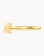 Cat 14ct Solid Gold Helix Ring