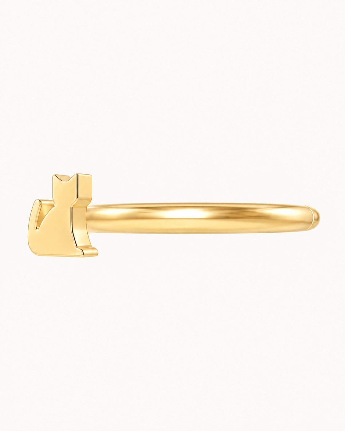 Cat 14ct Solid Gold Helix Ring