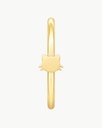 Cat Head 14ct Solid Gold Nostril Ring
