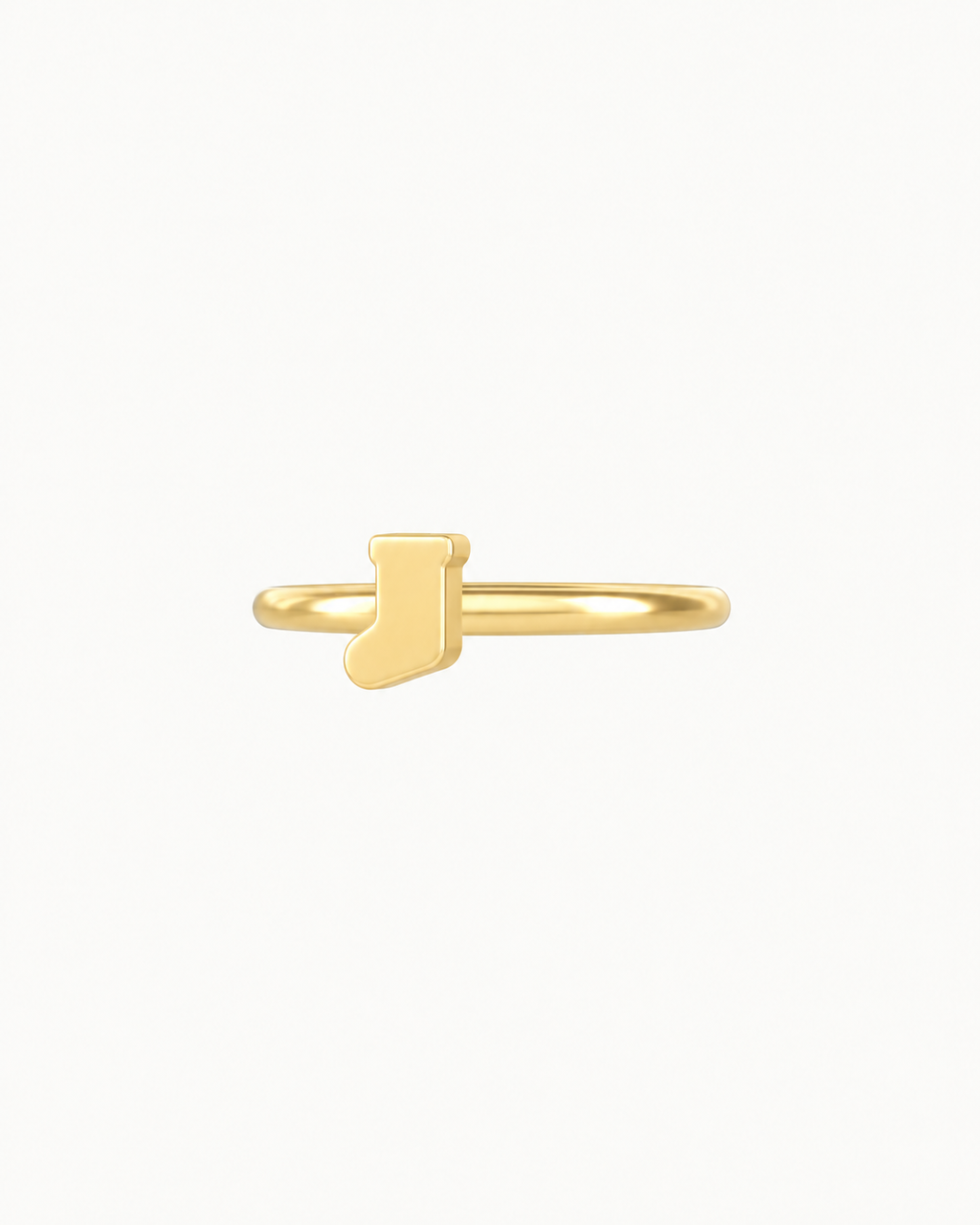 Christmas Stocking 14ct Solid Gold Helix Ring