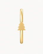 Christmas Tree 14ct Solid Gold Nostril Ring