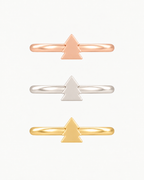 Christmas Tree 14ct Solid Gold Helix Ring