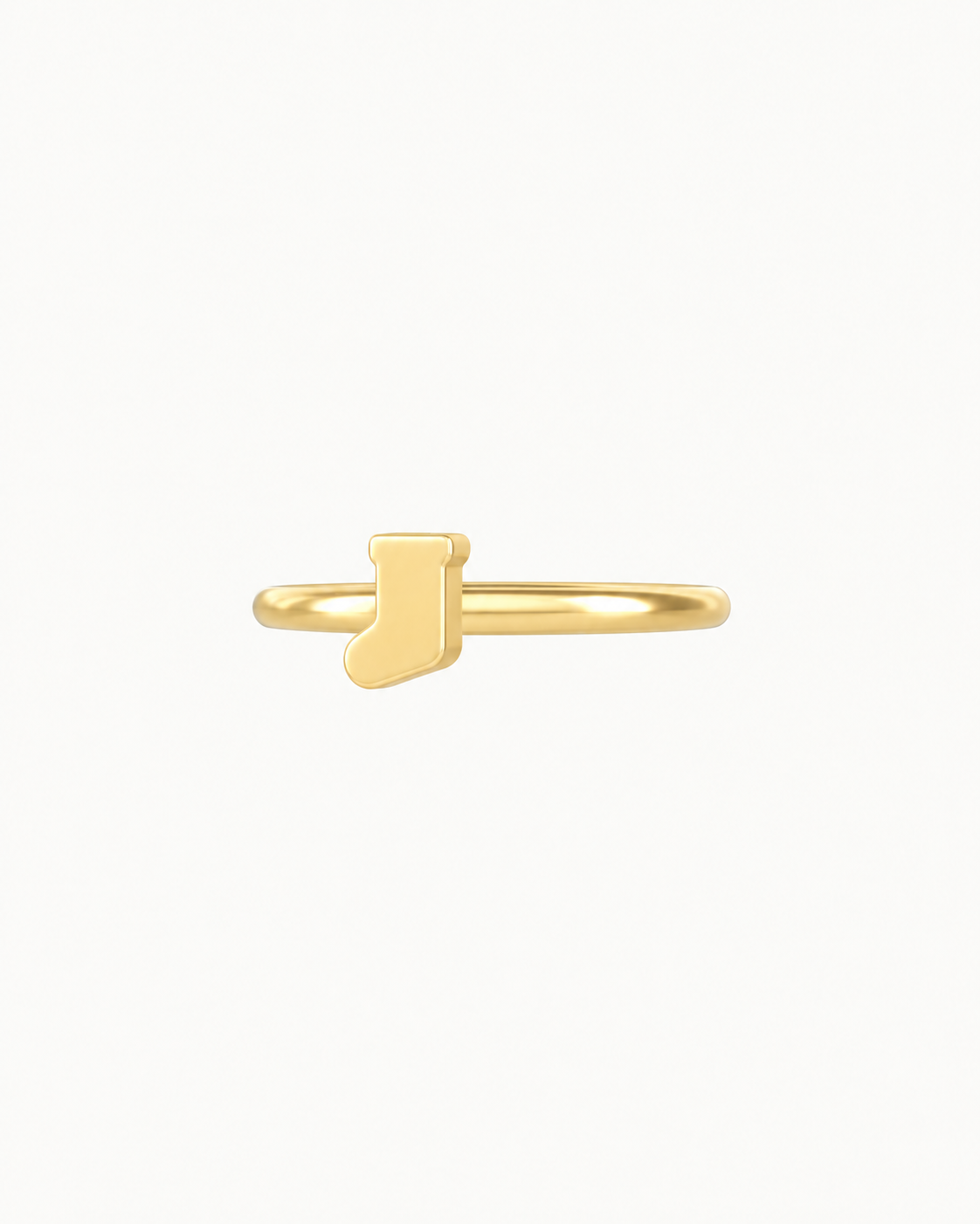 Christmas Stocking 14ct Solid Gold Conch Ring