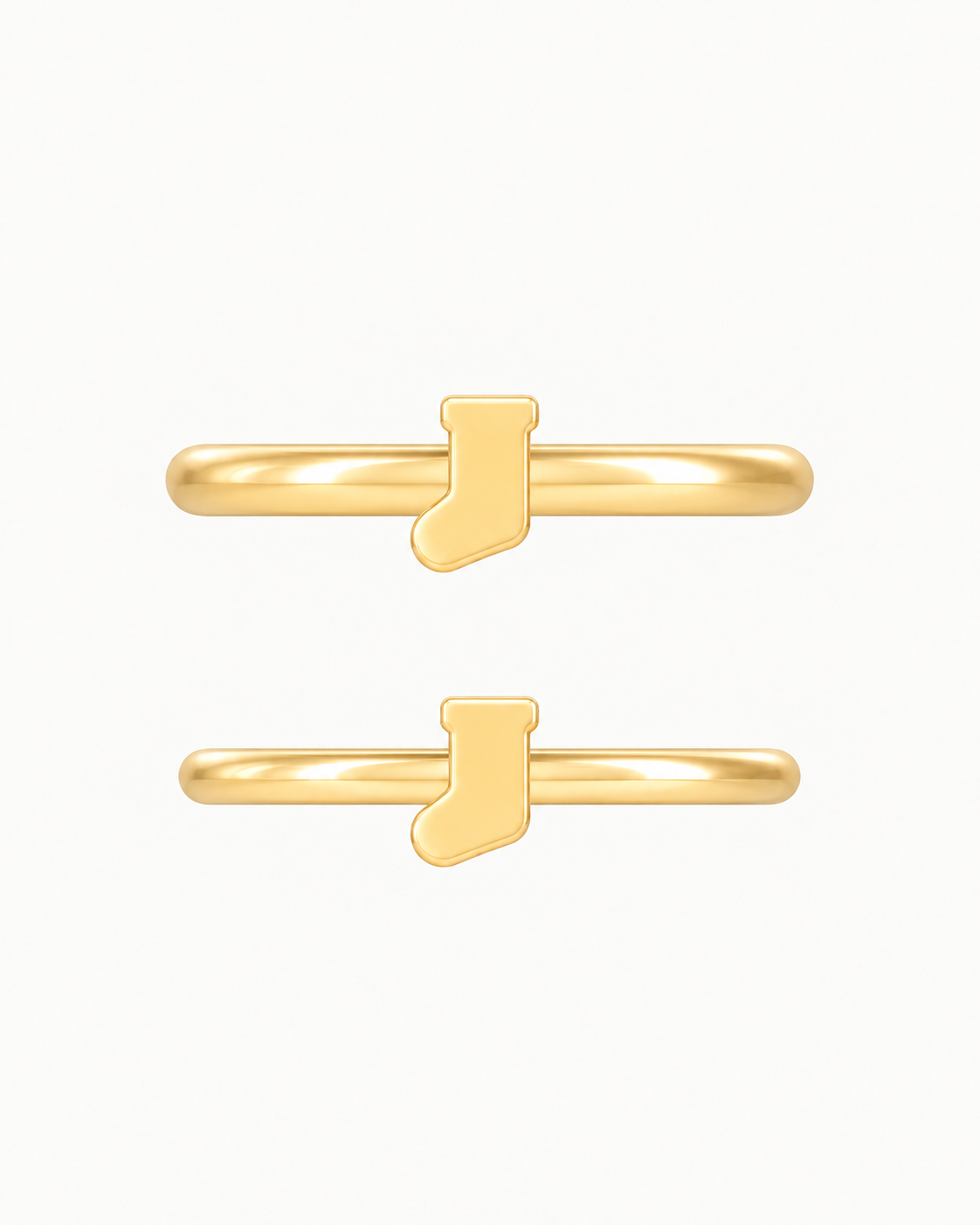Christmas Stocking 14ct Solid Gold Conch Ring