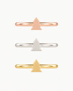 Christmas Tree 14ct Solid Gold Conch Ring
