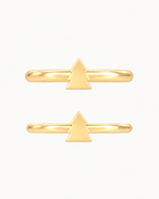 Christmas Tree 14ct Solid Gold Conch Ring