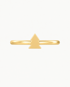 Christmas Tree 14ct Solid Gold Conch Ring