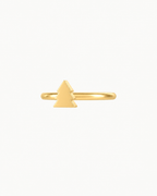 Christmas Tree 14ct Solid Gold Conch Ring