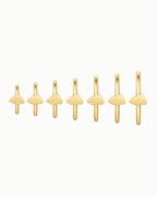 Cloud 14ct Solid Gold Nostril Ring