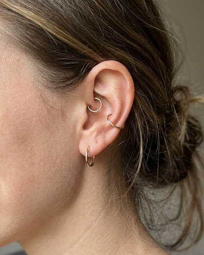 14ct gold conch ring 