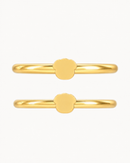 Dog 14ct Solid Gold Helix Ring