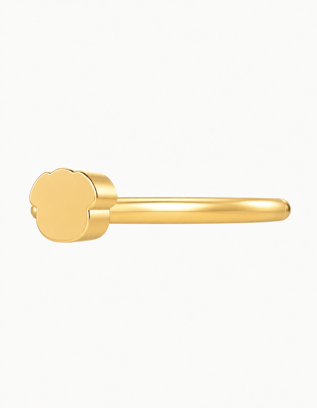 Dog 14ct Solid Gold Helix Ring