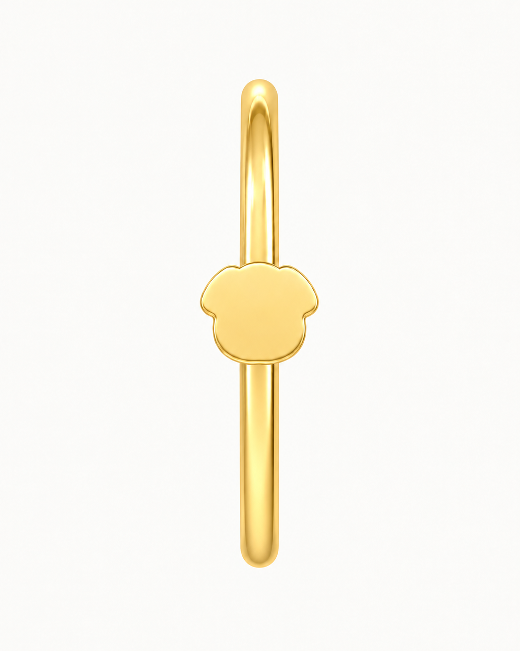 Dog 14ct Solid Gold Nostril Ring