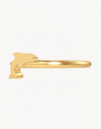 Dolphin 14ct Solid Gold Conch Ring