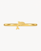 Dolphin 14ct Solid Gold Conch Ring