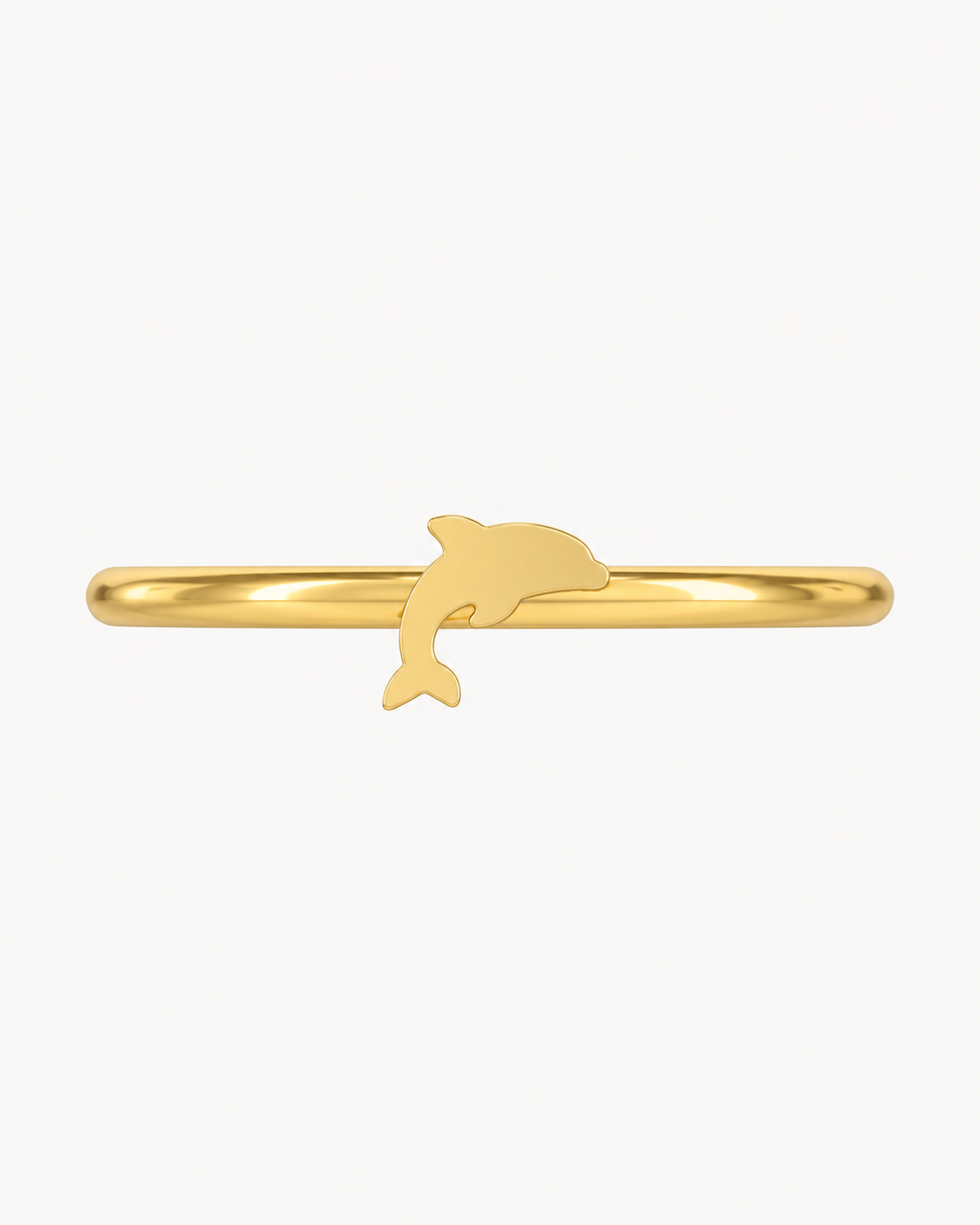 Dolphin 14ct Solid Gold Conch Ring