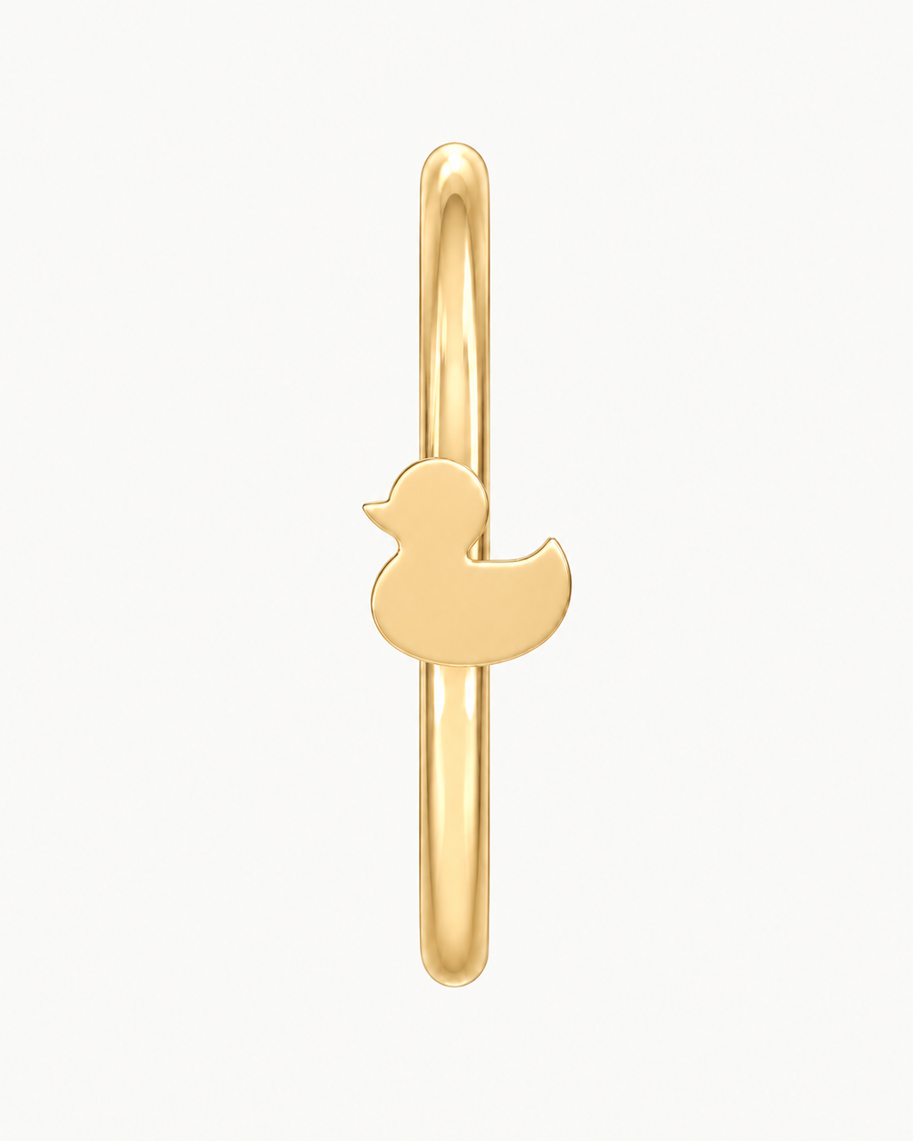 Duck 14ct Solid Gold Nostril Ring
