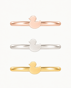 Duck 14ct Solid Gold Conch Ring