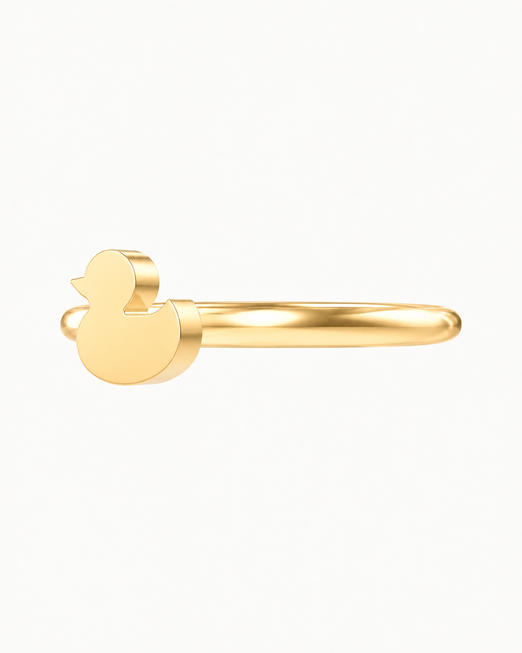 Duck 14ct Solid Gold Helix Ring