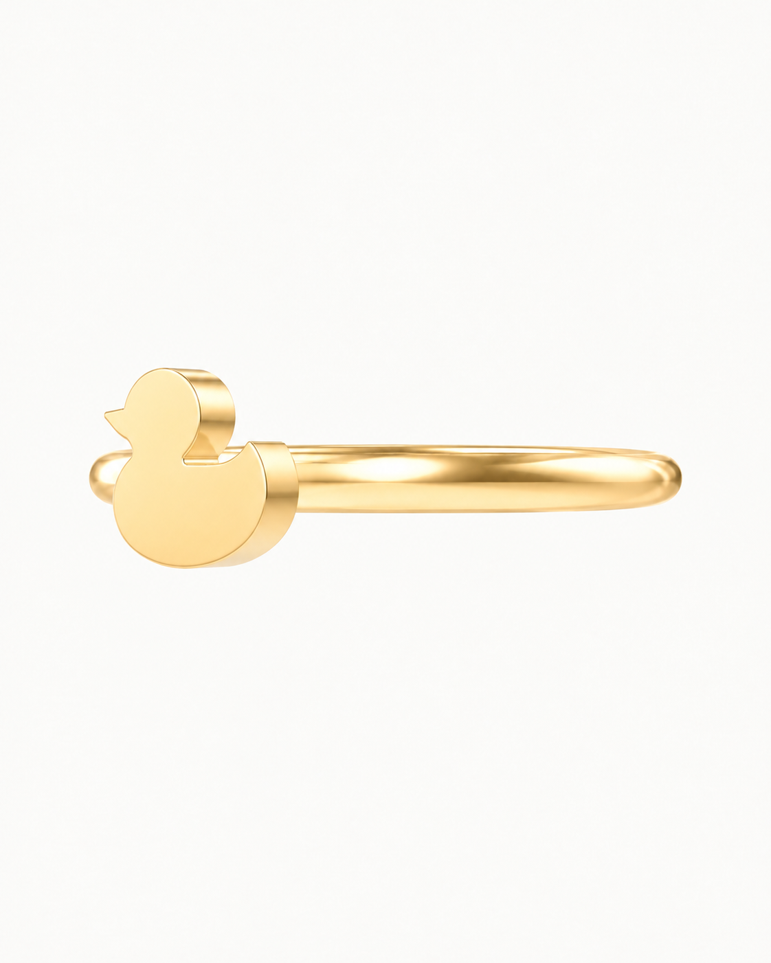 Duck 14ct Solid Gold Helix Ring