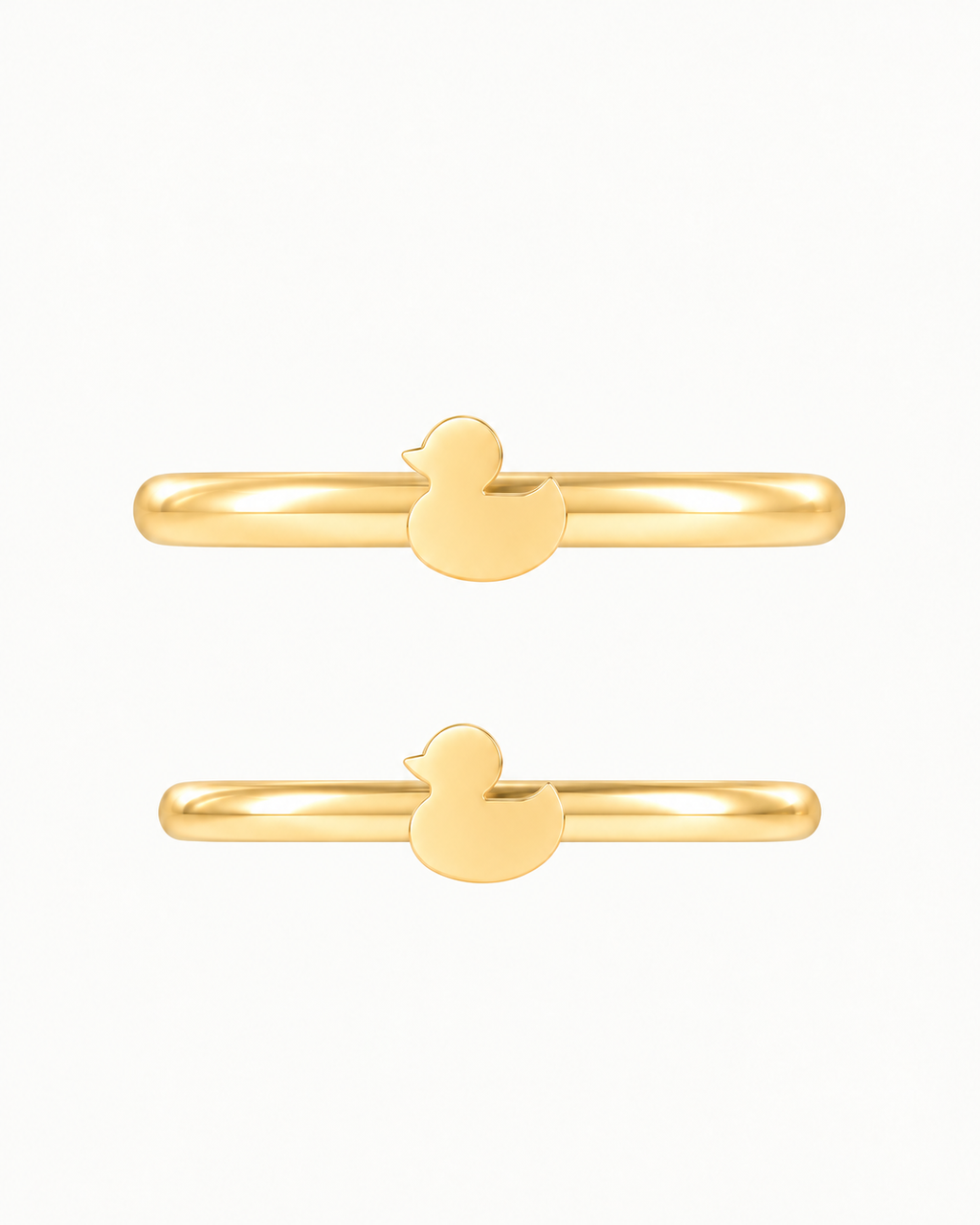 Duck 14ct Solid Gold Helix Ring