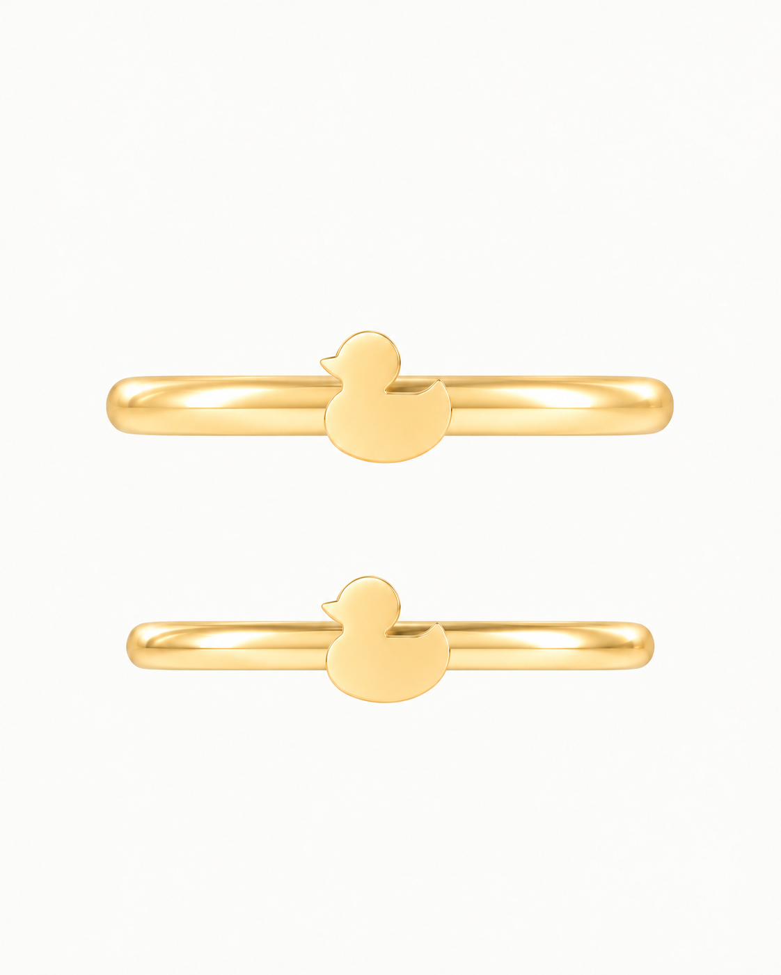 Duck 14ct Solid Gold Helix Ring