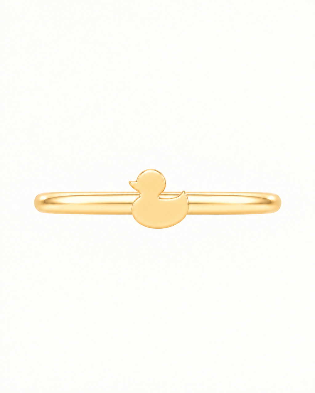 Duck 14ct Solid Gold Helix Ring