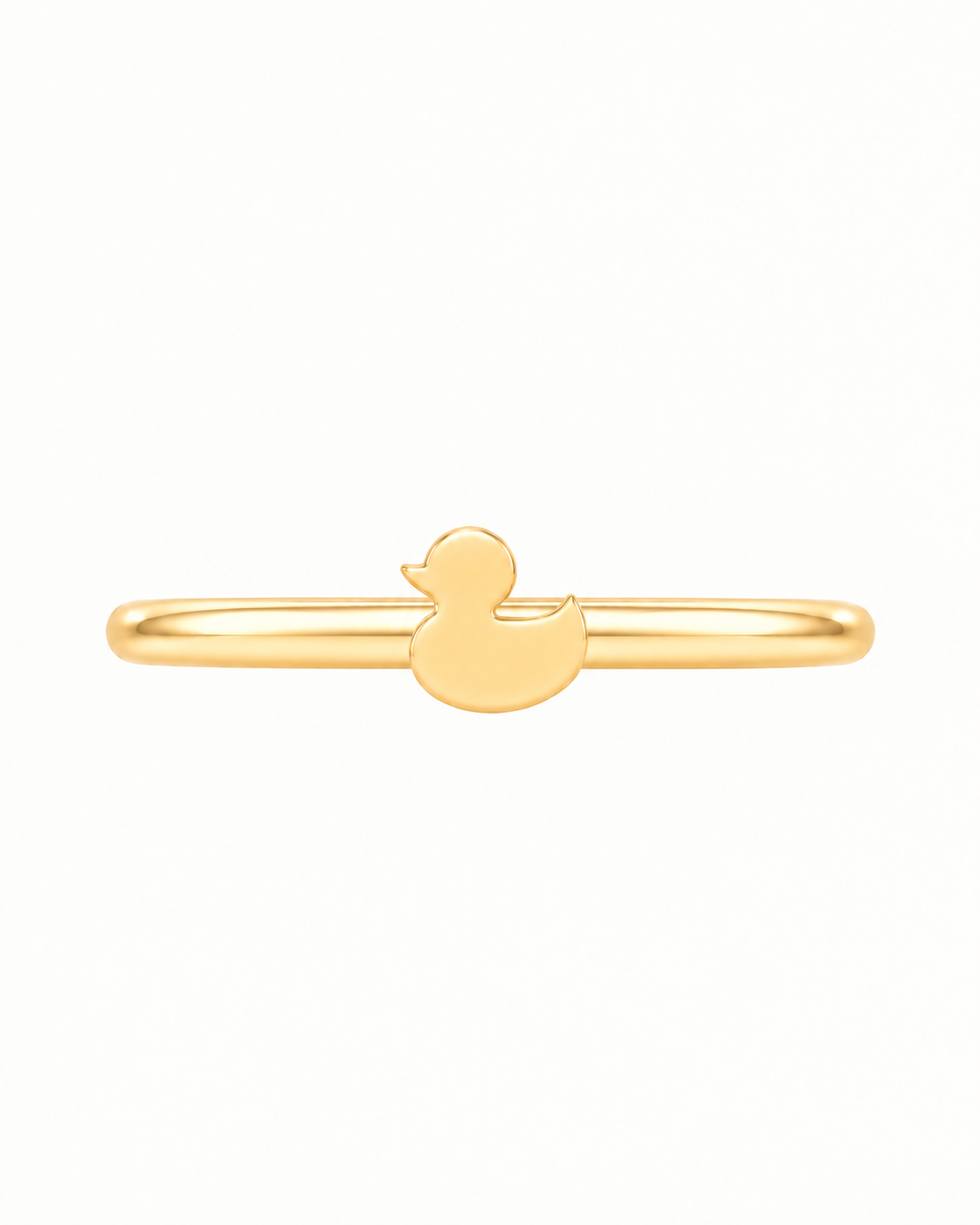 Duck 14ct Solid Gold Helix Ring