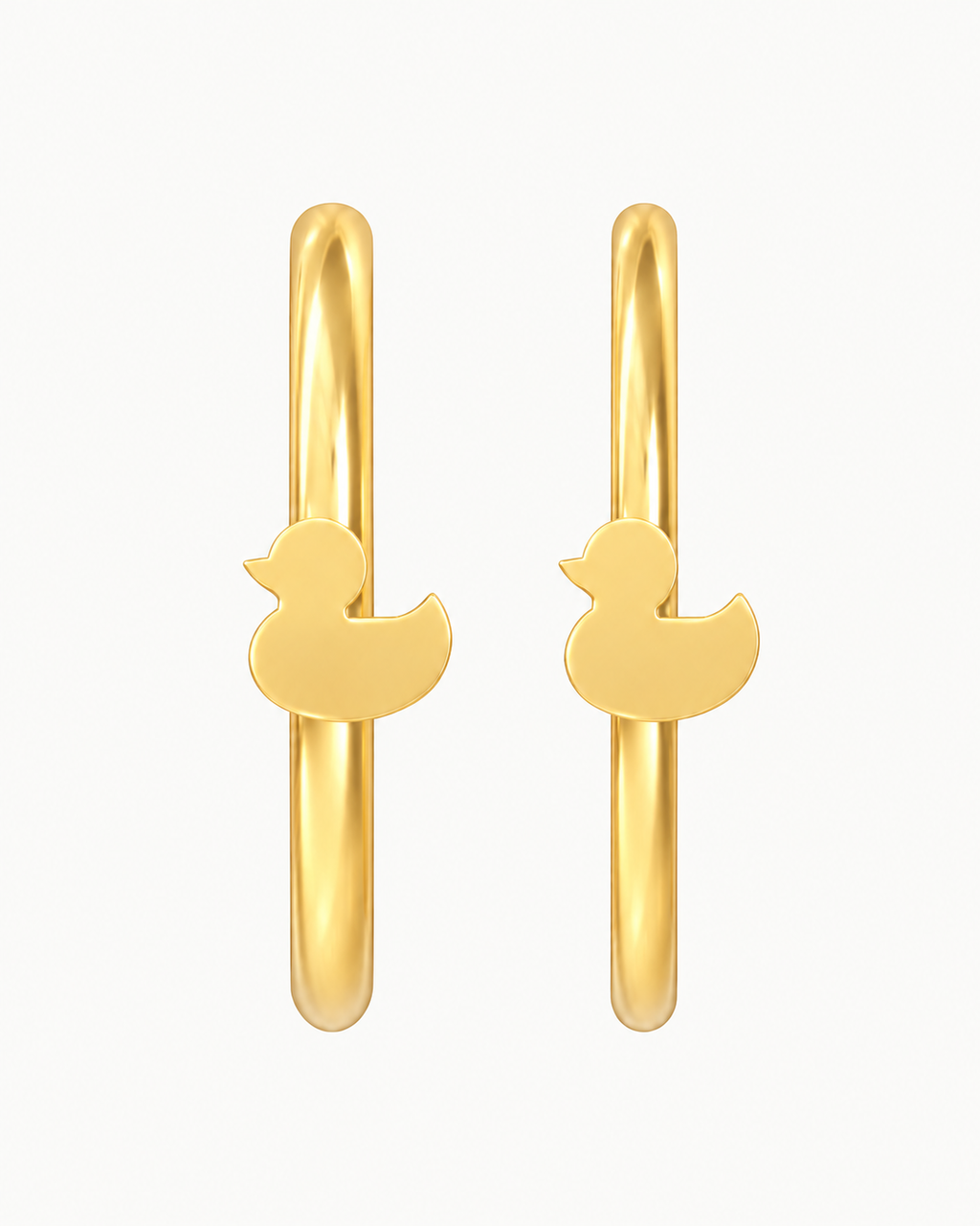 Duck 14ct Solid Gold Nostril Ring