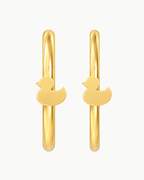 Duck 14ct Solid Gold Nostril Ring