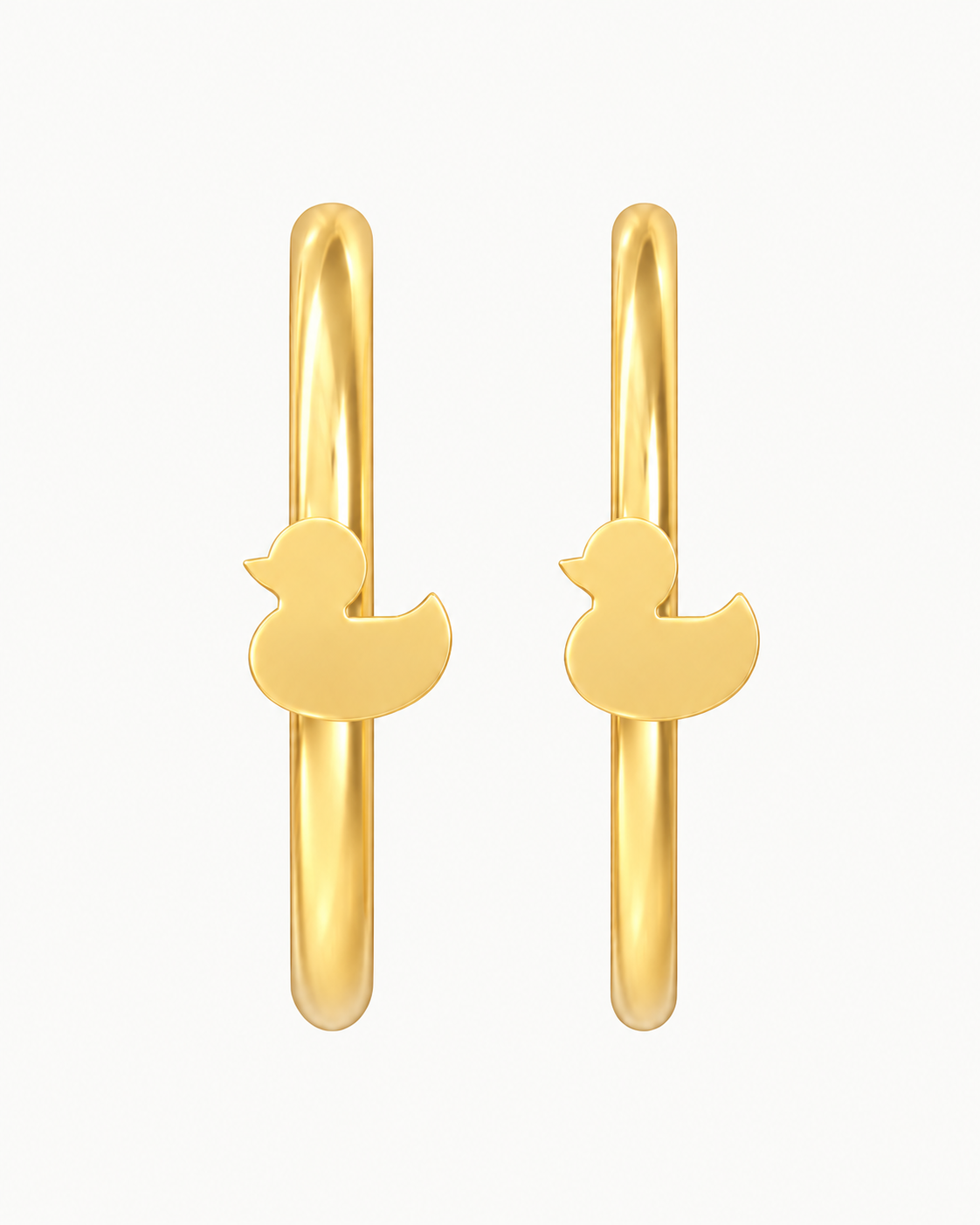 Duck 14ct Solid Gold Nostril Ring