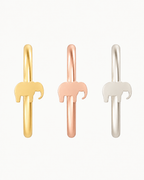 Elephant 14ct Solid Gold Nostril Ring