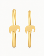 Elephant 14ct Solid Gold Nostril Ring
