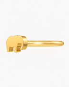 Elephant 14ct Solid Gold Conch Ring