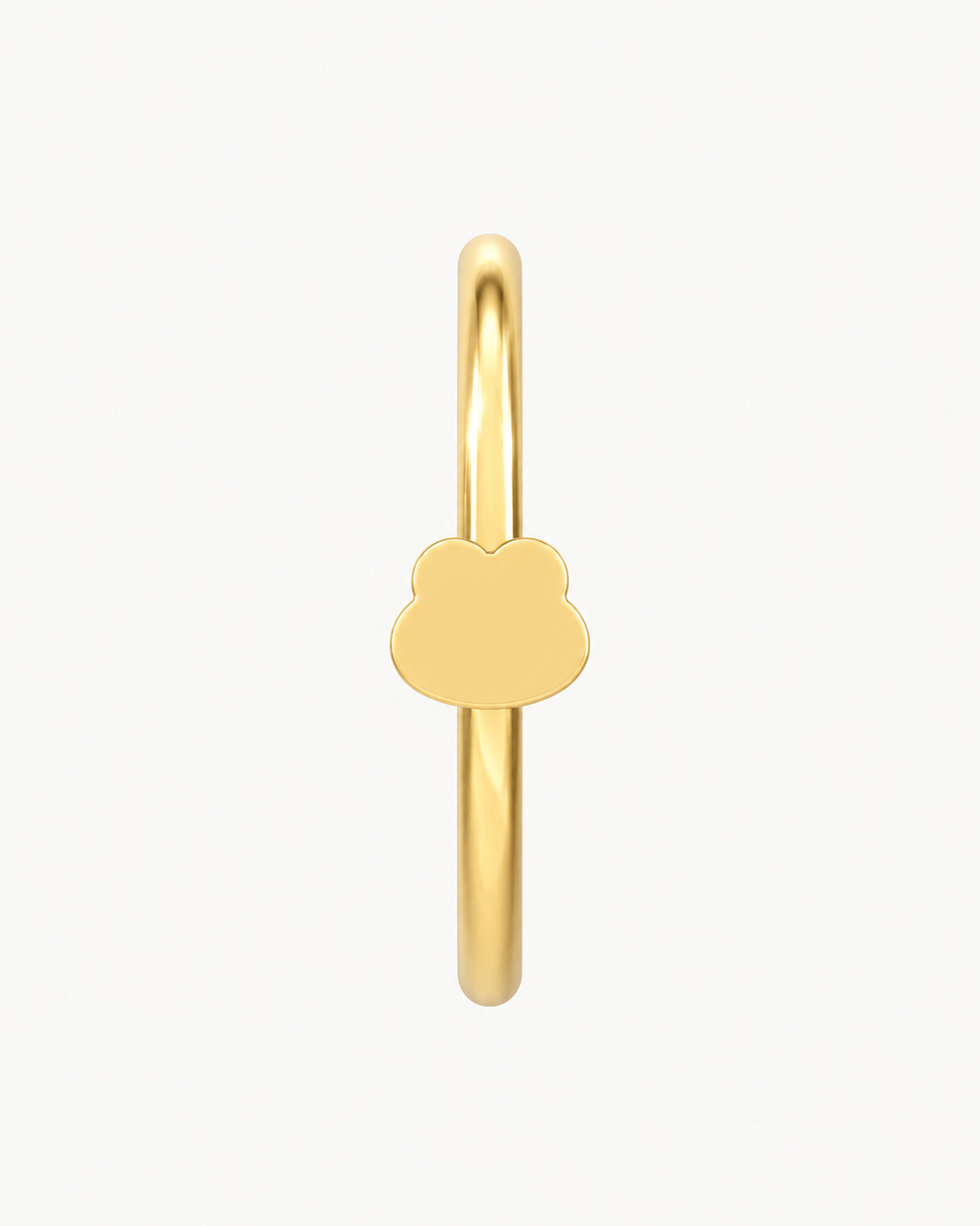 Frog 14ct Solid Gold Nostril Ring