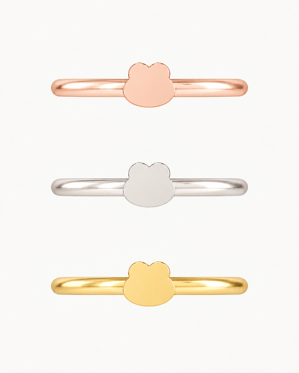Frog 14ct Solid Gold Helix Ring