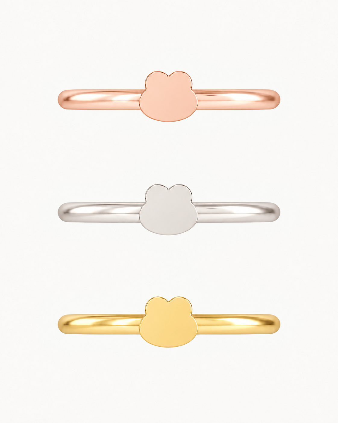 Frog 14ct Solid Gold Helix Ring