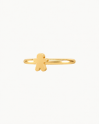 Gingerbread Man 14ct Solid Gold Conch Ring