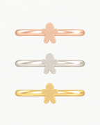 Gingerbread Man 14ct Solid Gold Conch Ring