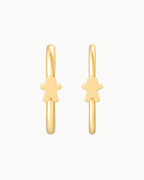 Gingerbread Man 14ct Solid Gold Nostril Ring
