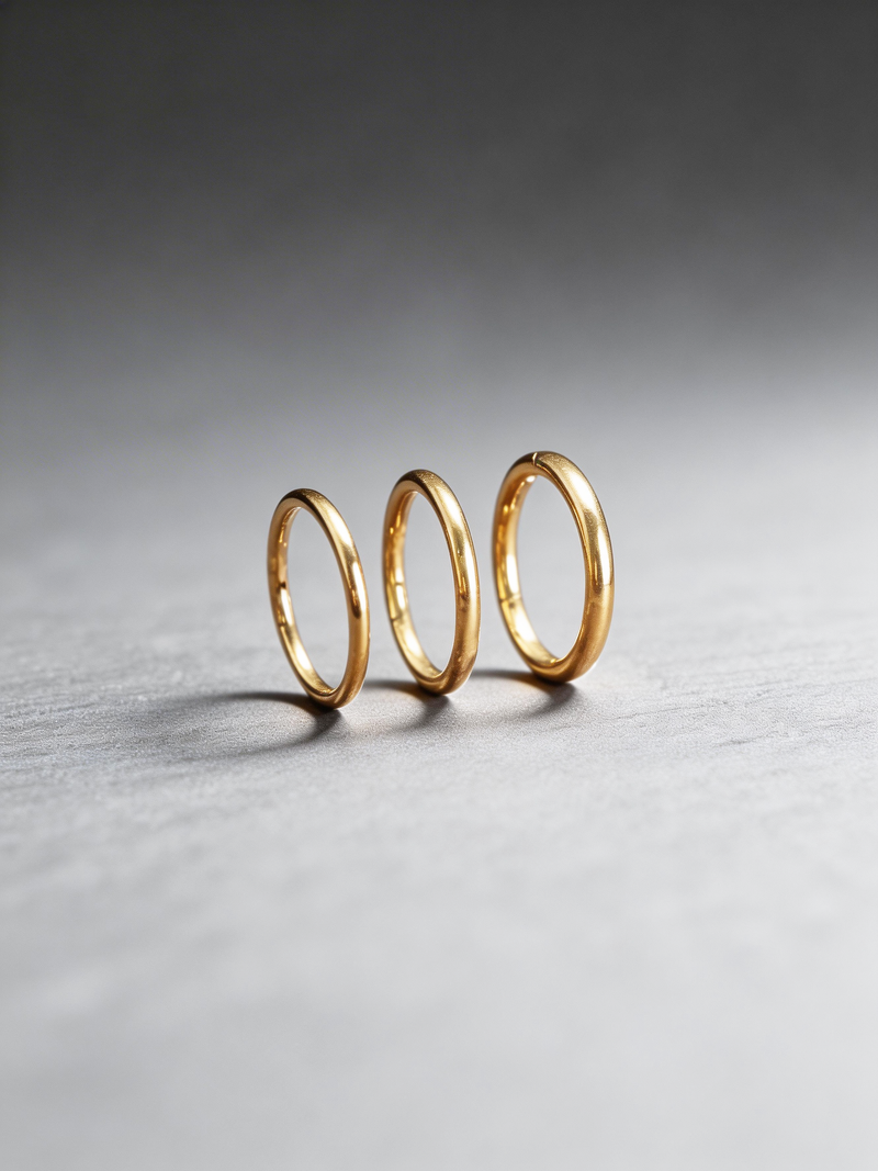 Handcrafted in genuine 14K solid gold, these hoop earrings are lightweight, nickel free, and hypoallergenic — designed for everyday comfort and a clean, timeless look. Available in 20G and 22G with inner diameters from 8mm to 12mm, including half sizes.