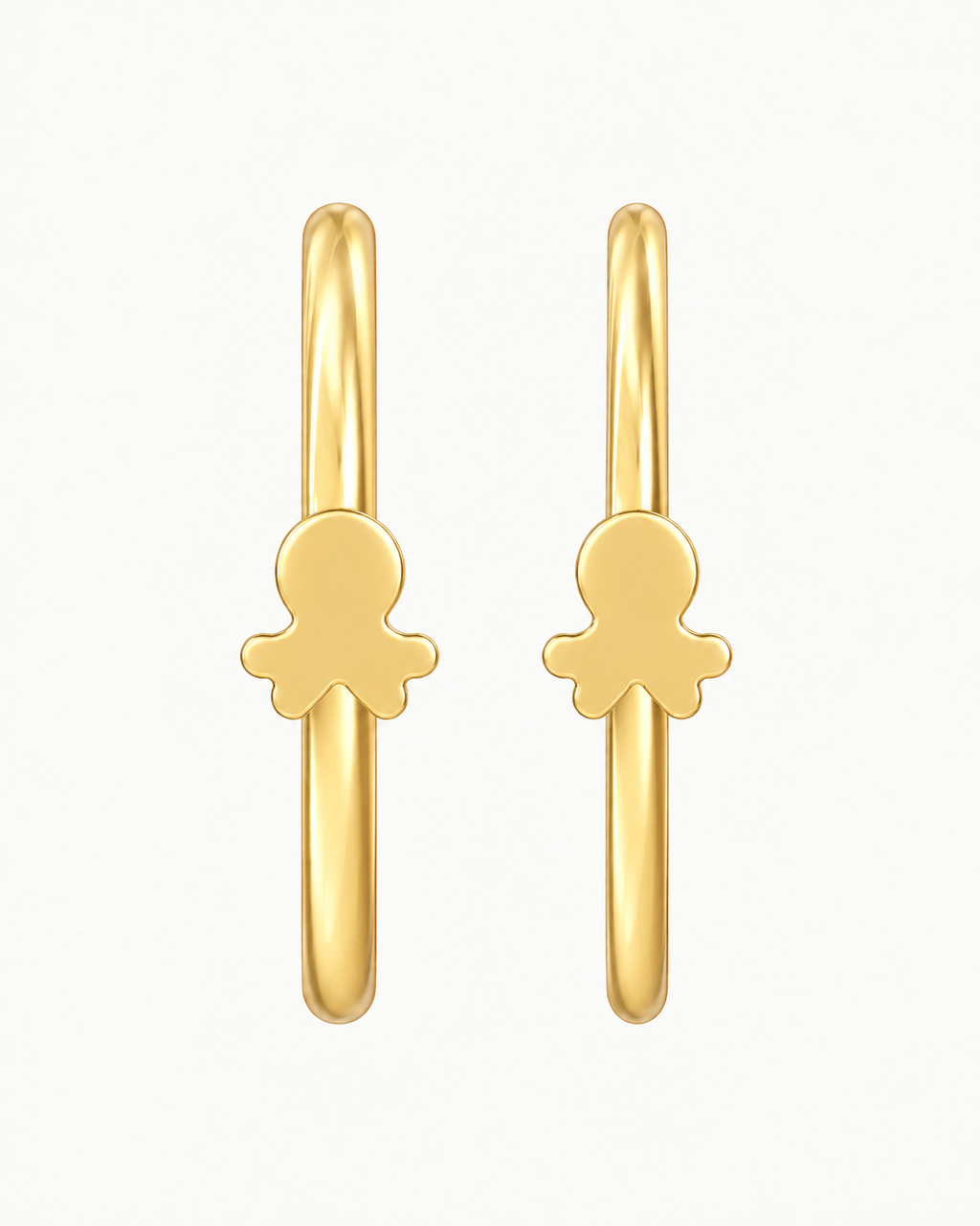 Octopus 14ct Solid Gold Nostril Ring