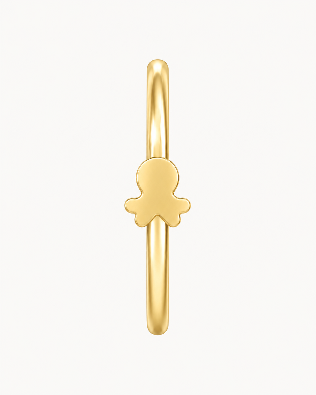 Octopus 14ct Solid Gold Nostril Ring