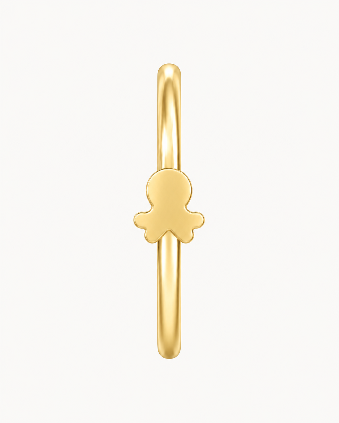 Octopus 14ct Solid Gold Nostril Ring